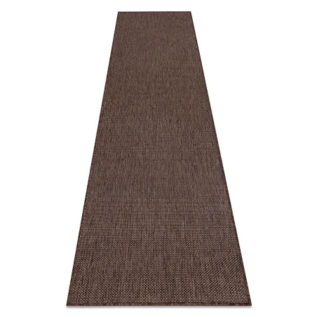 Dywan SZNURKOWY SIZAL SION A5165A brązowy, płaskie tkanie, naturalny materiał