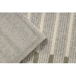 Dywan FLUX 461.124.SA400 o strukturze geometrycznej z wełny