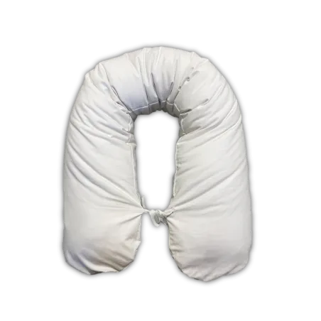 Biała poszewka na poduszkę niemowlęcą 25x145 cm z miękkiego materiału