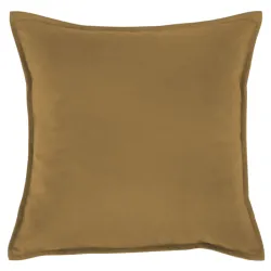 Beżowa dekoracyjna poduszka Plusz 45x45 cm z miękkiego materiału