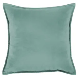 Miętowa poduszka dekoracyjna 45x45 cm z miękkiego materiału