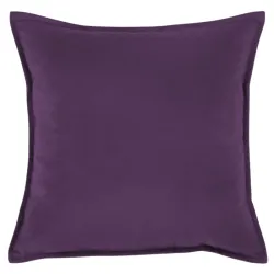 Fioletowa poduszka dekoracyjna Plyš 45x45 cm z miękkiego materiału