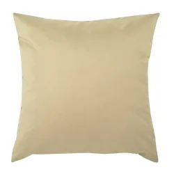Beżowa poduszka dekoracyjna 45x45 cm do ogrodu z miękkiego materiału