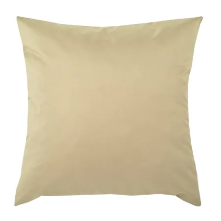 Beżowa poduszka dekoracyjna 45x45 cm do ogrodu z miękkiego materiału