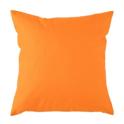 Pomarańczowa poduszka dekoracyjna 45x45 cm do ogrodu, trwały materiał