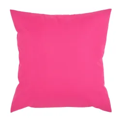 Różowa poduszka dekoracyjna 45x45 cm do ogrodu, idealna na taras