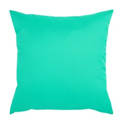 Turkusowa poduszka dekoracyjna 45x45 cm do ogrodu, stylowy dodatek
