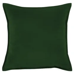 Poduszka dekoracyjna Plusz 45x45 cm - ciemnozielony, miękki materiał