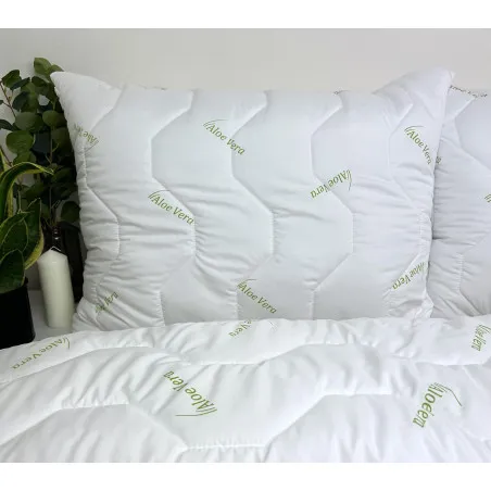 Poduszka Aloe Vera Green 50x70 cm – hipoalergiczna, miękka poduszka deluxe