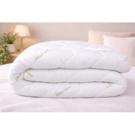 Kołdra całoroczna Aloe Vera Green, 300 g/m², 200x240 cm, luksusowa jakość