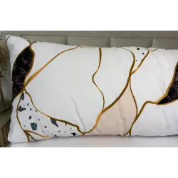 Poszewka na poduszkę Marmur różowy 50×150 cm – 100% bawełna