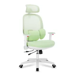 Fotel obrotowy Junior 6.3 w zielonym kolorze, ergonomiczny fotel dla dzieci
