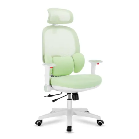 Fotel obrotowy Junior 6.3 w zielonym kolorze, ergonomiczny fotel dla dzieci