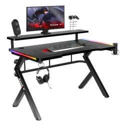 Biurko gamingowe Hero 5.0 RGB Black 120 cm