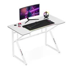 Biurko gamingowe Hero 1.6 White 120 cm