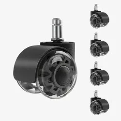 Kółka do fotela Wheels 3.0 Black 8