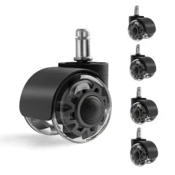 Kółka do fotela Wheels 3.0 Black 11