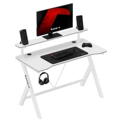 Biurko gamingowe Hero 1.9 White 120 cm