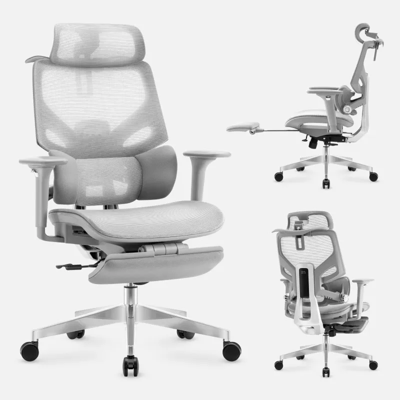 Fotel ergonomiczny Expert 8.7 Grey Mesh 16