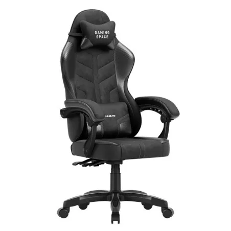 Fotel gamingowy Force 2.7 w kolorze czarnym z weluru, idealny do gier