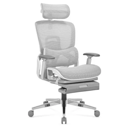Fotel ergonomiczny Expert 9.3 w kolorze szarym, idealny do biura
