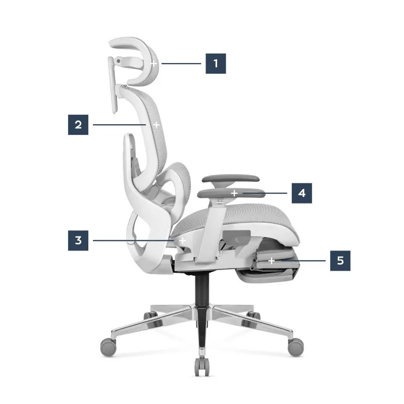 Fotel ergonomiczny Expert 9.3 Grey 16