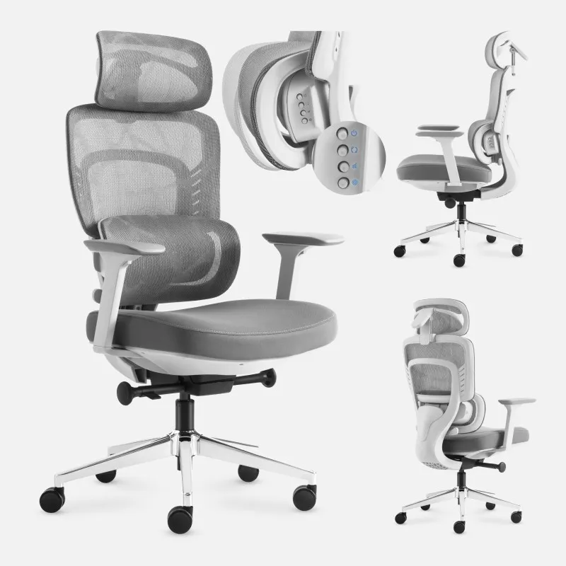 Fotel biurowy z masażem Visioner 6.1 Grey 11