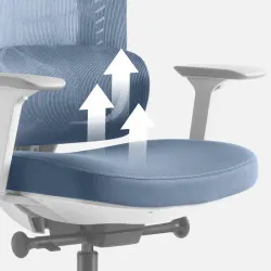 Fotel biurowy z masażem Visioner 6.1 Grey 12