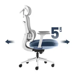 Fotel biurowy z masażem Visioner 6.1 Grey 16