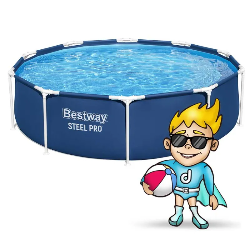 Basen ogrodowy 305 x 76 cm 8w1, łatwy w montażu, idealny na lato