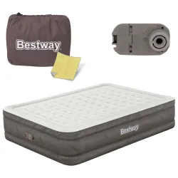 Materac dmuchany 203x152x46 cm z wbudowaną pompką elektryczną Bestway 69050