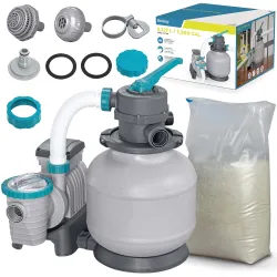 Pompa piaskowa 8327 l/h + piasek 25kg Bestway 58499