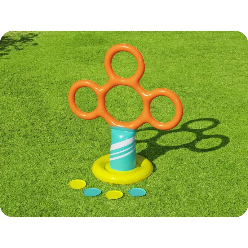 Frisbee stojak z obręczami dla dzieci Bestawy, idealny do zabawy w ogrodzie