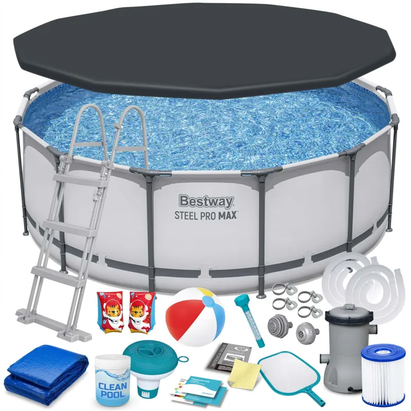 Basen stelażowy 396 x 122 cm, idealny do ogrodu, Bestway 5618W