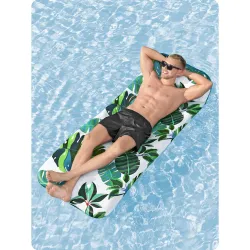 Dmuchany materac do pływania Bissful Drifter, doskonały do ogrodu i na plażę
