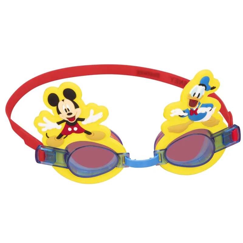 Okularki do pływania Mickey, świetne dla małych pływaków