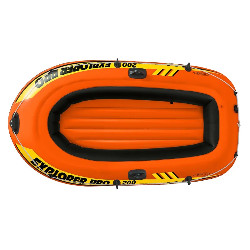 Ponton Explorer PRO 200, dmuchany ponton w kolorze niebieskim, idealny do zabawy na wodzie