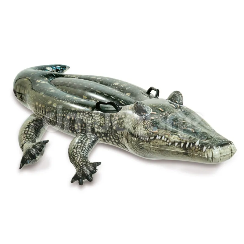 Dmuchany aligator do pływania 170 x 86 cm, idealny na letnie zabawy w wodzie