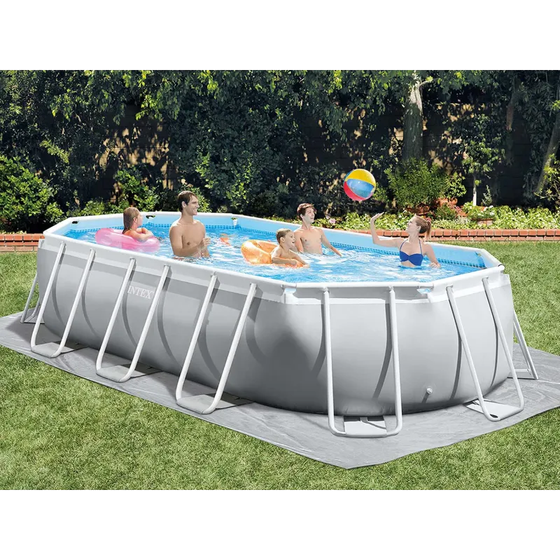 Basen stelażowy 503 x 274 x 122 cm z wytrzymałego materiału do ogrodu