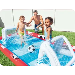 Kolorowy plac zabaw Arena Sportowa Intex 57147 dla dzieci w ogrodzie