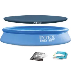 Basen ogrodowy 305 x 61 cm z systemem 6w1 INTEX 28116, idealny do relaksu latem