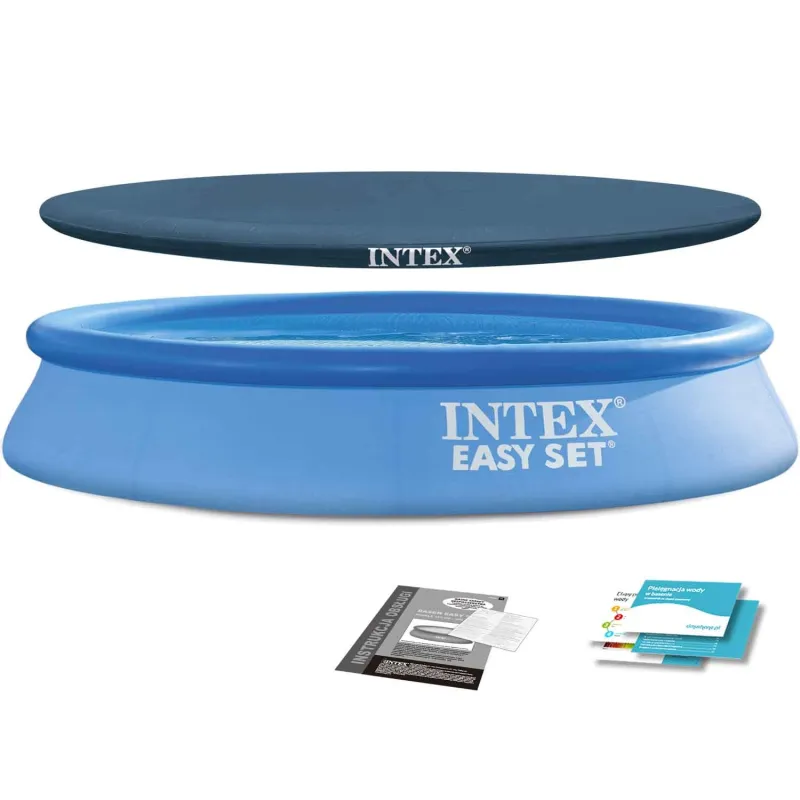 Basen ogrodowy 305 x 61 cm z systemem 6w1 INTEX 28116, idealny do relaksu latem