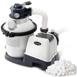 Pompa filtrująca piaskowa + kulki filtracyjne 5700 l/h INTEX 26644