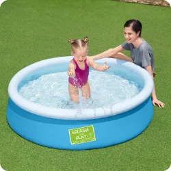 Ogrodowy basen dla dzieci, kolorowy i bezpieczny, idealny na lato