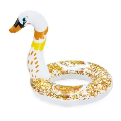 Kółko do pływania Bestway 36306, łabędź, doskonałe do zabawy w ogrodzie