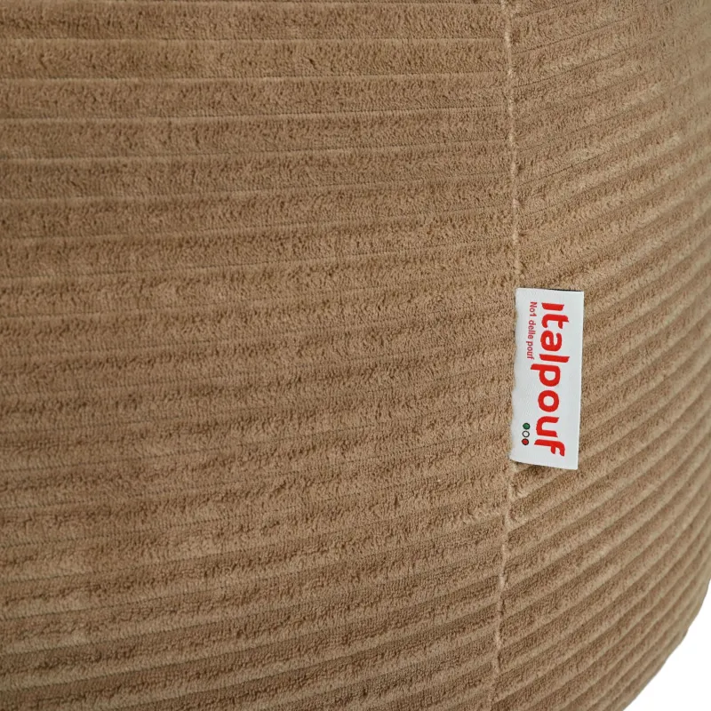 Ogromna pufa worek XXL dla dorosłych – wygodny sztruks