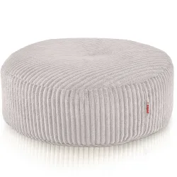 Pufa Podnóżek Okrągły - Sztruks Soft