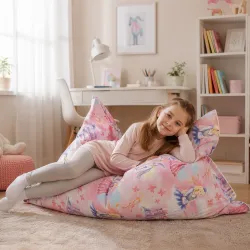Wielka poducha XL dla dzieci z nowoczesnym stylem | Italpouf
