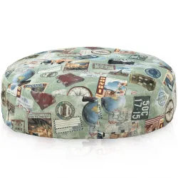 Okrągła Poducha Monaco 90 cm Premium Wzory | Italpouf