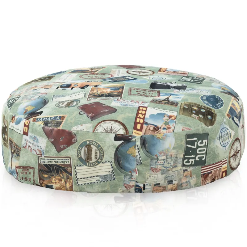 Okrągła Poducha Monaco 90 cm Premium Wzory | Italpouf
